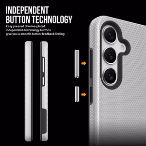 Perfectionists Kolmnurkne Ümbris Samsung A566 A56 5G hõbedane