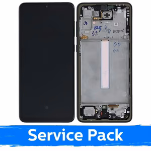 LCD Ekraan Ühildub Samsung A336 A33 5G Koos Frame / Must / (Service Pack)