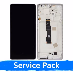 LCD-дисплей, совместимый с Xiaomi Redmi Note 14 Pro 4G, с рамкой / фиолетовая аврора / (сервисный комплект)