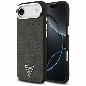 GUESS ümbris jaoks IPHONE 17 Air compatible with MagSafe GUHMP17MP4TSRCMK (PU 4G W/Triangle Logo SL) must