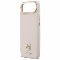 GUESS ümbris jaoks IPHONE 17 Air compatible with MagSafe GUHMP17MPGCRMDEP (PU W/ Grained Strass Logo) roosa
