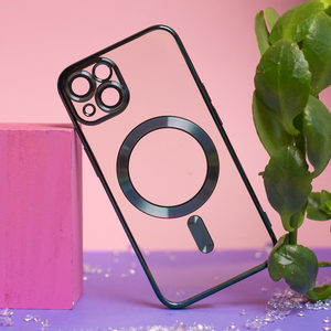 Color Chrome Mag ümbris for iPhone 16 6,1" roheline