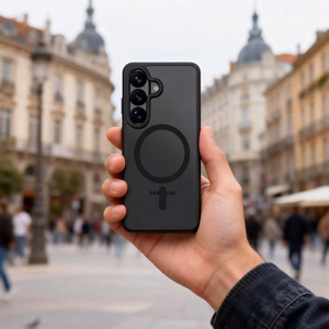 Ümbris Reach Matte MagSafe Samsung S942 S26 Pro must