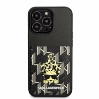 Karl Lagerfeld Karlimals Cardslot ümbris jaoks iPhone 13 Pro / iPhone 13 - must
