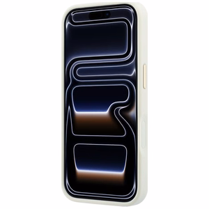 Guess Peony 4G Small Logo MagSafe-ümbris iPhone 17 Pro / 18 Pro jaoks, beež