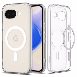 SPIGEN ULTRA HÜBRIID MAGSAFE GOOGLE PIXEL 10A LÄBIPAISTEV/VALGE