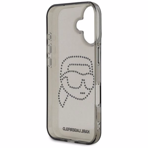 KARL LAGERFELD ümbris jaoks IPHONE 16 Pro KLHCP16LHKHDCELK (IML Rhinestones S K Head) must
