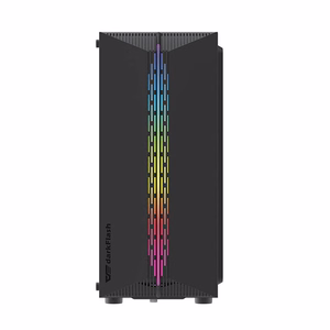 Darkflash DK151 LED computer ümbris (must) + 3 RGB fans