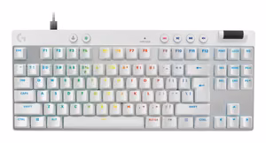 Logitech G PRO X TKL Rapid mänguklaviatuur USB QWERTY US International valge