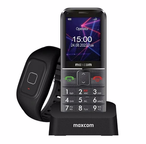 Maxcom Comfort MM735 ze stacją ładującą+ opaska SOS must/must