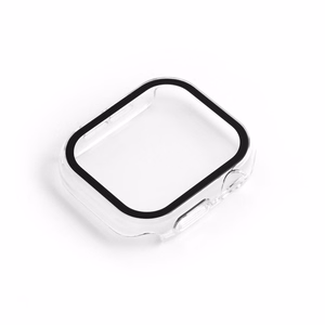 Bestsuit Ümbris with Hybrid Glass jaoks Apple Watch 10/11 42mm - läbipaistev
