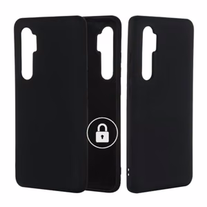 Telefoni ümbris Silicone Cover Xiaomi Mi Note 10 Lite / must / pakendis