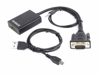 Gembird A-VGA-HDMI-01 video cable adapter 0.15 m HDMI Type A (Standard) VGA (D-Sub) must