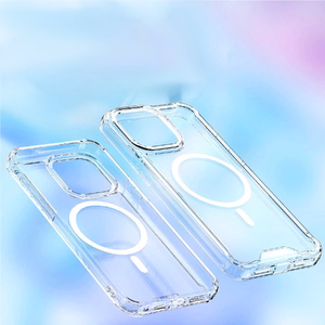 Clear Corner Ümbris MagSafe jaoks iPhone 16 Plus - läbipaistev