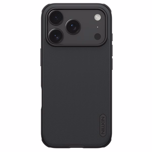 Nillkin Super Frosted Shield Pro магнитный Чехол совместимый с MagSafe для iPhone 17 Pro - чёрный