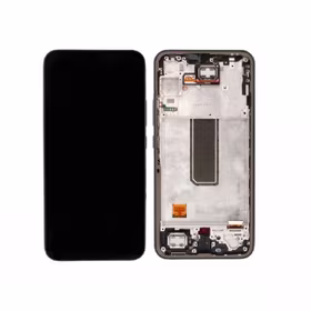 LCD ekraan ühilduv Samsung A346 A34 5G raamiga / Graphite / HQ