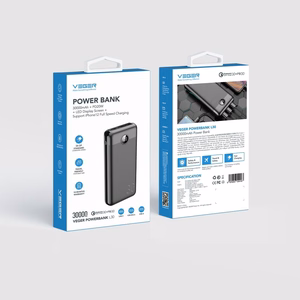 Powerbank Veger L30 (W3008PD) PD QC3.0 3A 20W 30000 mAh black