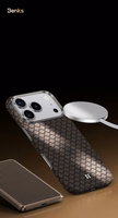 Benks Magnetic Armor Air Armor Grid Kevlar Ümbris Metal Frame 600D (A067) jaoks Iphone 17 kuldne