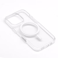 Clear Elite Mag Ümbris antiyellowing compatible with Camera Control button and MagSafe jaoks IPHONE 16 PRO MAX läbipaistev