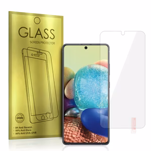 Karastatud klaas Kuldne jaoks SAMSUNG GALAXY A71 5G (with a hole jaoks a camera)