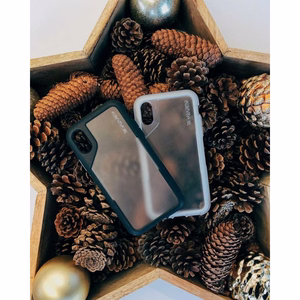 Griffin Survivor Endurance ümbris seadmele iPhone XS Max, läbipaistev ja hall