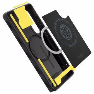 Spigen Rugged Armor Mag Ümbris jaoks Samsung Galaxy S25 Ultra - must