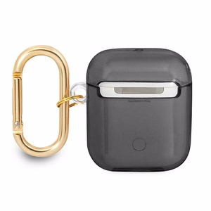 Guess GUA2HHTSK чехол для AirPods чёрный/чёрный Strap Collection