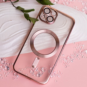 Color Chrome Mag Чехол для Samsung Galaxy A17 4G A17 5G розовое золото