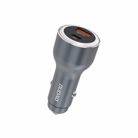 Dudao R4Ultra 120W Power Delivery kiirlaadija LED autolaadija USB-A USB-C - hall