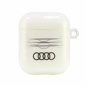 Audi IML Geometric Pattern Ümbris jaoks AirPods 1 / 2 - valge
