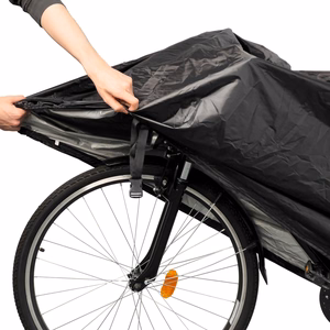 Waterproof bike cover size L - black