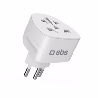 SBS CH Travel Adapter - Universal - Valge