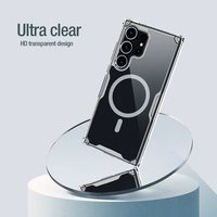 Nillkin Nature Pro armored ümbris with a magnetic ring jaoks Samsung Galaxy S24 Ultra - valge