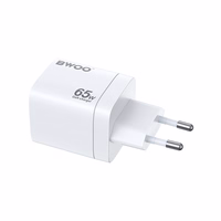 BWOO CDA147PD seinalaadija 65W 2x USB-C port + USB-A valge