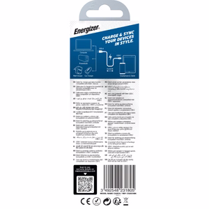 Energizer Ultimate C520CKBK USB-A–USB-C laadimis- ja andmekaabel, 2 m, must