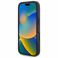 BMW Sign Leather Diamond Metal Logo MagSafe iPhone 16 Pro Ümbris - must