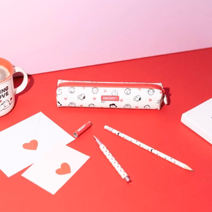 Snoopy Love Season komplekt: pinal, pastapliiats ja harilik pliiats