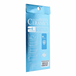 5D Full Glue Ceramic keraamiline ekraanikaitse iPhone 15, must