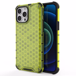 Honeycomb Case soomuskate TPU kaitsekattega iPhone 13 Pro Maxile roheline