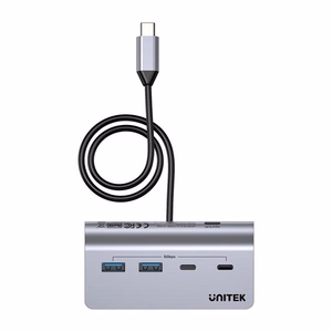 Unitek Алюминиевый хаб USB-C 2x USB-A 2x USB-C 5Gbps