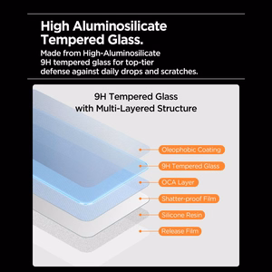 Spigen Glas.tR AlignMaster Slim set of 3 tempered-glass screen protectors for iPhone 17