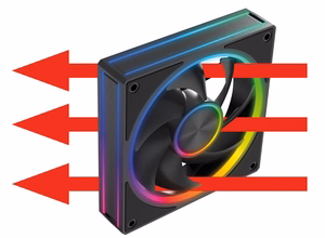 MODECOM VOLCANO LOOP 120 ARGB FAN Black