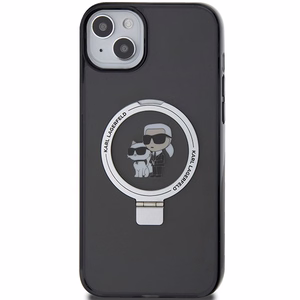 Karl Lagerfeld KLHMP15MHMRSKCK iPhone 15 Plus 6.7"must/must hardcase Ring Stand Karl&Choupette MagSafe