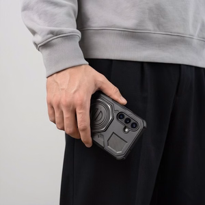 Tech-Protect TacticStand MagSafe ümbris mudelitele Samsung Galaxy A17 / A18 4G / 5G, mattmust