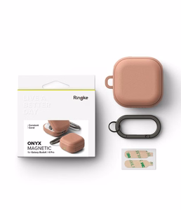 Ringke Onyx Magnetic ümbris Samsung Galaxy Buds 4 / 4 Pro jaoks roosa
