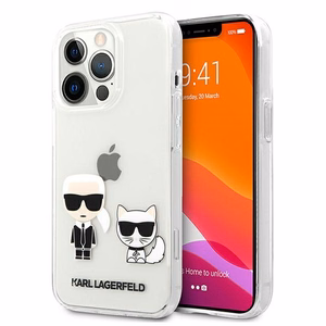 Karl Lagerfeld Karl & Choupette Ümbris jaoks iPhone 13 Pro Max 6.7" - läbipaistev