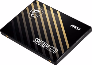 MSI SPATIUM S270 480GB SATA 3D NAND Write speed 450 MBytes/sec Read speed 500 MBytes/sec 2,5" TBW 250 TB MTBF 2000000 hours S78-440E350-P83 (SSD)