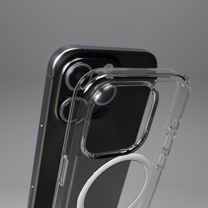 SBS Extreme Mag D3O MagSafe Ümbris jaoks iPhone 16 Pro - Läbipaistev