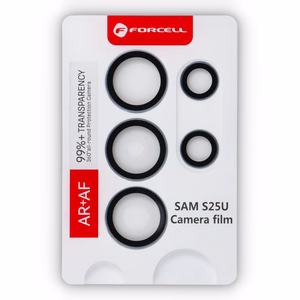 Camera glass to Samsung S25 Ultra Forcell Premium titanium hõbedane-sinine