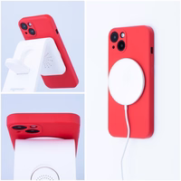 SILICONE MAG ÜMBRIS compatible with MagSafe jaoks IPHONE 13 punane